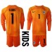 Frankrijk Hugo Lloris #1 Keeper Babykleding Thuisshirt Kinderen WK 2022 Lange Mouwen (+ korte broeken)